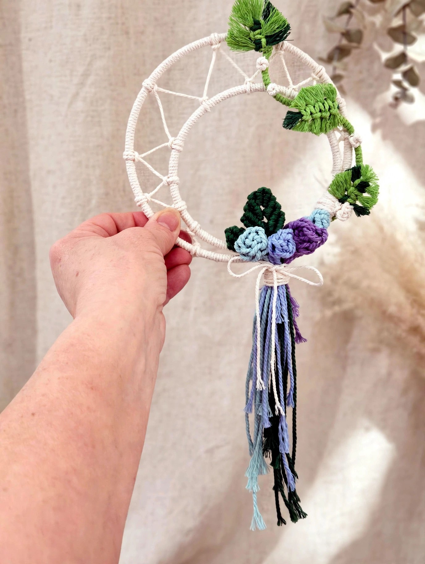 Floral Moon Wreath